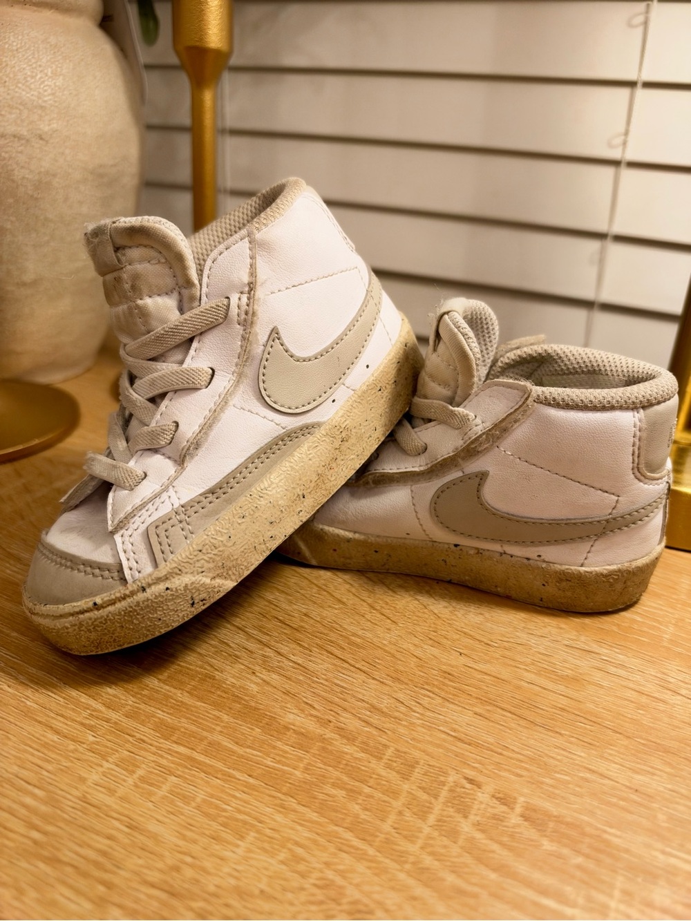 Toddler Nike Blazer Mid 77 Light Bone sz 7C